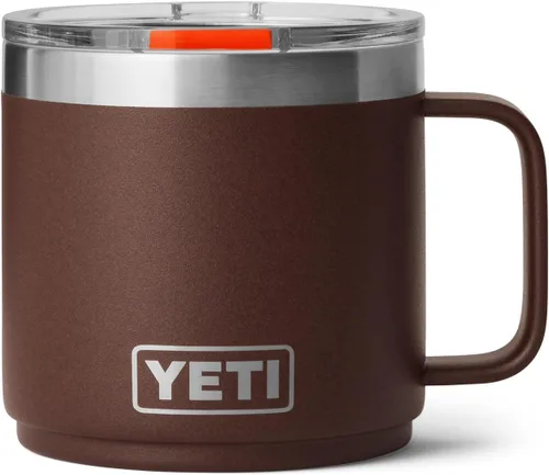 Vista 9 de YETI Rambler - Taza apilable de 14 onzas, aislada al vacío, de acero inoxidable con tapa MagSlider Stackable Violeta ultramar