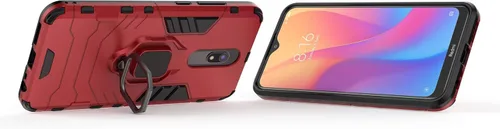 Vista 4 de Funda híbrida resistente a prueba de golpes para Xiaomi Redmi 8 8A, protección de doble capa de protección para Redmi 8, protector de pantalla