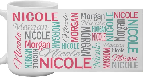 Vista 10 de Let's Make Memories - Taza personalizada con tu nombre y firma - Taza de café personalizada de 15 oz - Regalo para poner en la media navideña - Para