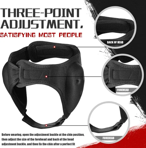 Vista 2 de Hoteam 3 piezas de protección suave para los oídos, para niños, jóvenes, adultos, niños y niñas, MMA BJJ Jiu Jitsu, 3