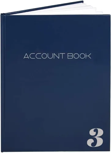 Vista 5 de BookFactory Libro de contabilidad de 2 columnas/libro de cuenta/libro de contabilidad/cuaderno (formato de libro columnar de dos columnas)