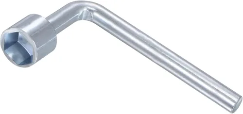 Vista 7 de uxcell Llave hexagonal abierta en forma de L métrica de 0.276 in con 6 puntos, de un solo extremo