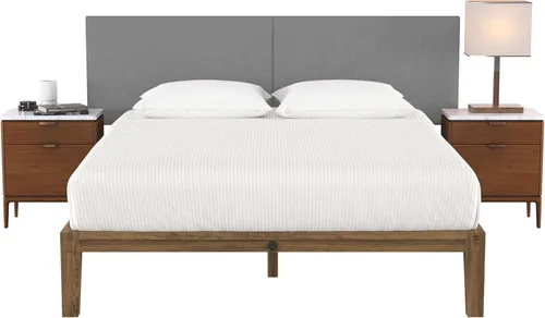 Vista 12 de Jaxx Panelist - Cabecero acolchado moderno, juego de 4 paneles para montar en la pared (cada uno de 11.25 x 30 pulgadas), tamaño Queen