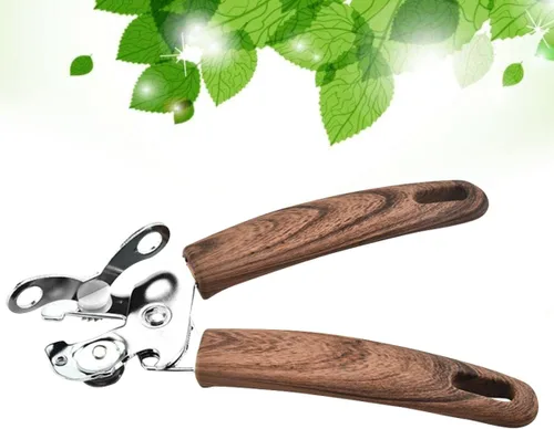 Vista 2 de BESTonZON Picnic Comfort con para el hogar práctico Abrelatas de cocina portátil lata lata botella de acero inoxidable al aire libre mango de gadget