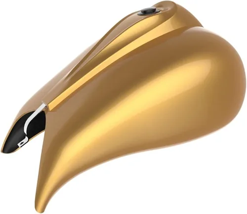 Vista 59 de Cubiertas de tanque estiradas con consola de tablero y tapa de tanque de combustible, cubiertas de combustible de galón para Harley Touring Whisky