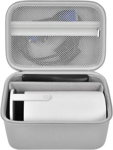 Vista 12 de Funda de proyector mejorada compatible con Magcubic HY300Pro+ / HY300PRO para ENUOSUMA HY300 ULTRA para proyector portátil Alwtniet 4K 1080P, Negro