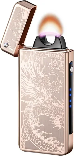Vista 21 de GADATOP Encendedores eléctricos de plasma de arco, encendedor recargable por USB, a prueba de viento, sin llama, con batería de alta potencia