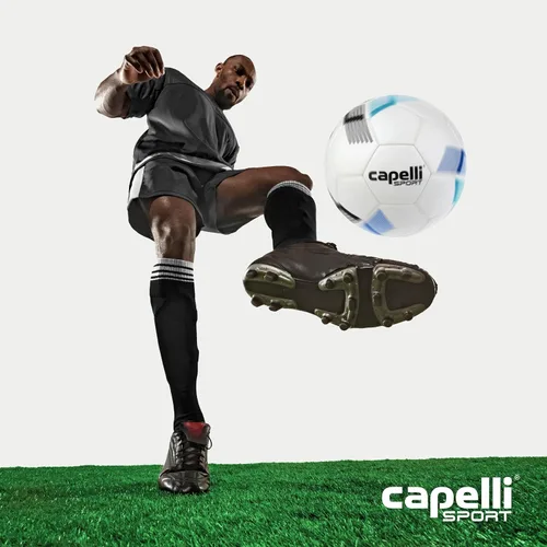 Vista 5 de Capelli Sport Balón de fútbol tamaño 5, Tribeca Metro Pro Team FIFA Balón de fútbol básico para jugadores jóvenes y adultos, entrenamiento al aire