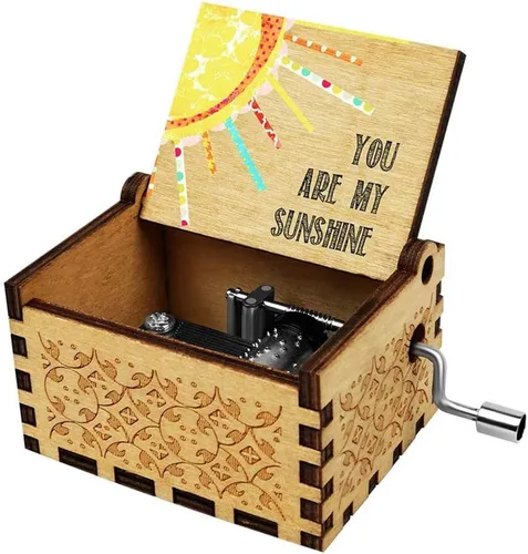 Vista 8 de Caja de música La Bella y La Bestia, regalo de madera para San Valentín, Navidad, cumpleaños, aniversario para esposa, novia, marido, novio, niña