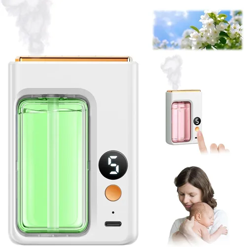 Vista 19 de Difusor automático de aromaterapia, difusor de aceite esencial para el hogar, versión digital del difusor de aroma, difusor de aroma reemplazable