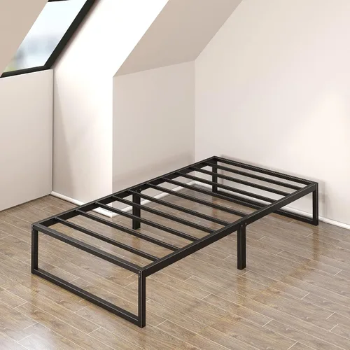 Vista 5 de Zinus Plataforma de cama/Base de colchón de 12 pulgadas, no necesita sommier/soporte de rejilla de metal, cama doble