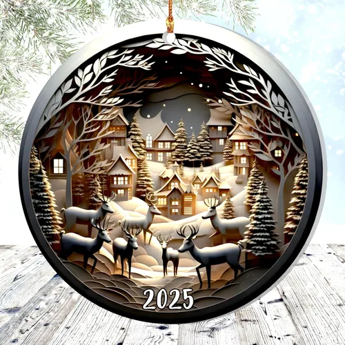 Vista 10 de Adorno de gnomo, acogedora decoración de Navidad para árbol, bonito adorno festivo para los amantes del café, divertido regalo de decoración