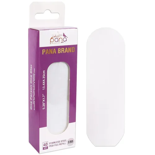 Vista 20 de PANA 40 piezas de recambio de archivo Pedi grande negro para lima de pies de acero inoxidable para lijar raspador de pies, almohadillas de recambio