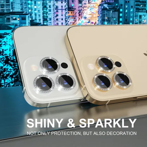 Vista 460 de Choiche Compatible para iPhone 16 Pro/iPhone 16 Pro Max Protector de Lente de Cámara, Vidrio Templado 9H Protector de Pantalla de Cubierta de Cámara