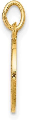Vista 2 de Colgante de oro amarillo de 14 k con medalla de la Santísima Trinidad, Metal, Sin información.