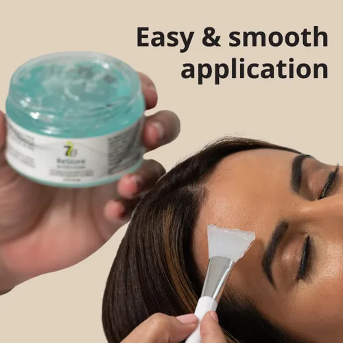 Vista 3 de myolift 7E Wellness ReStore Gel conductor de microcorriente con complejo bio-activo – 4 onzas – Cuidado facial de la piel con extracto de té verde