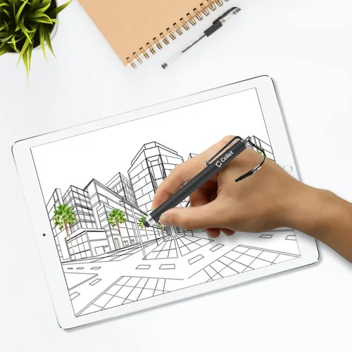 Vista 4 de Cellet Lápiz óptico para iPhone, lápiz capacitivo + bolígrafo de tinta para todas las pantallas táctiles, compatible con Apple iPhone 12 Pro Max