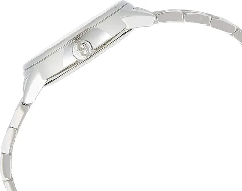 Vista 4 de Tissot T0854071105100 T Classic Powermatic Reloj de plata automático suizo con pantalla analógica para hombre, PlataNegro, Reloj automático