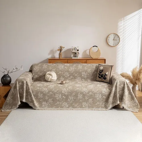 Vista 72 de VClife Funda para silla con acento azteca bohemio de 59 x 71 pulgadas, funda reversible y lavable de felpilla para sillón, color marrón castaño