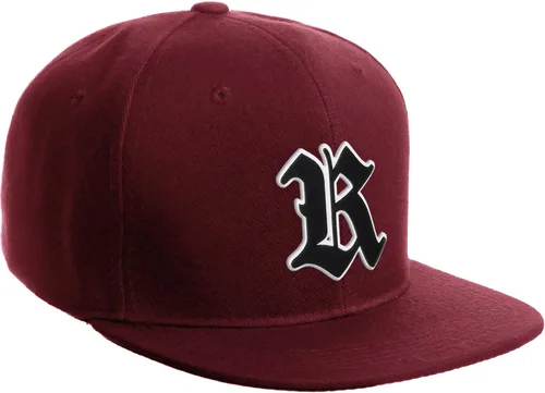 Vista 556 de Daxton Gorra clásica con visera de billete plano con letras del alfabeto inglés antiguo de la A a la Z