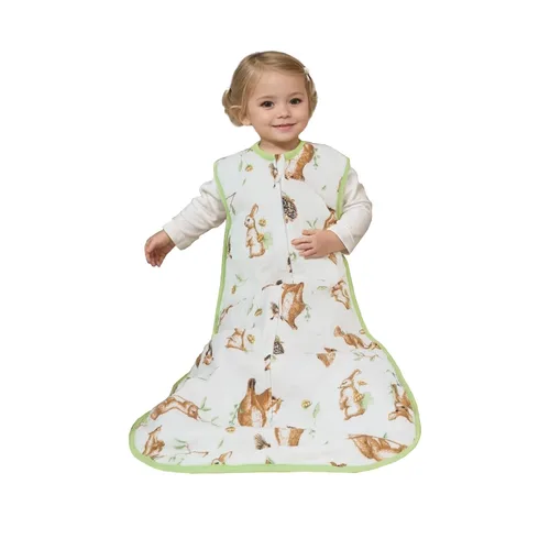 Vista 26 de Saco de dormir transpirable para niños pequeños de 18 a 36 meses, saco de dormir de muselina de algodón de 0.5 TOG, manta ponible ligera para bebés