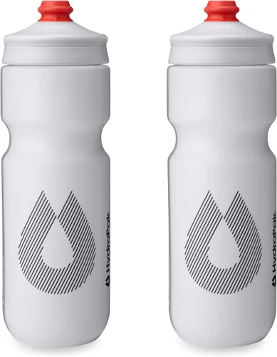 Vista 10 de HydraPak Breakaway Surge - Botella de agua ligera para bicicleta, paquete de 2 (20 onzas, 25 onzas, 30 onzas), botella de alto flujo, ciclismo