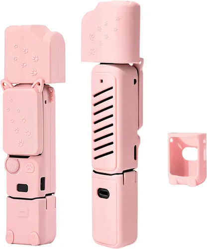 Vista 10 de Funda protectora para cámara DJI Osmo Pocket 3/Xtra Muse, funda de silicona suave con 2 protectores de pantalla y lente, accesorios de cuerpo