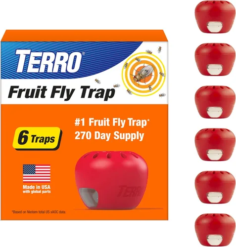 Vista 12 de Trampa para moscas de fruta Terro, paquete de 4