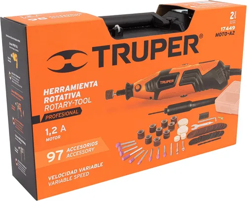Vista 8 de TRUPER CARB-PULA-7A3 Cepillos de carbón de repuesto para pulidora de servicio medio de 7 "1,200 W