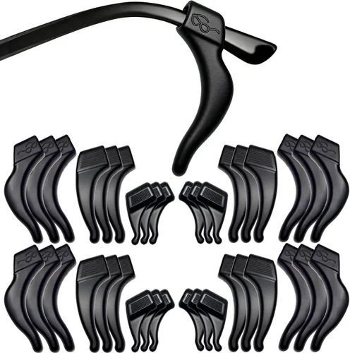 Vista 10 de 3 Sizes Silicone Eyeglass Ear Grips – Anti-Slip Hooks for Sports & Reading Glasses