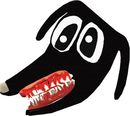 Vista 2 de Boys Girls Cartoon Dog Costume Kids SCP Scary Halloween Cosplay Evil Creepy Black Dog Bodysuit Horror Jumpsuit Outfit