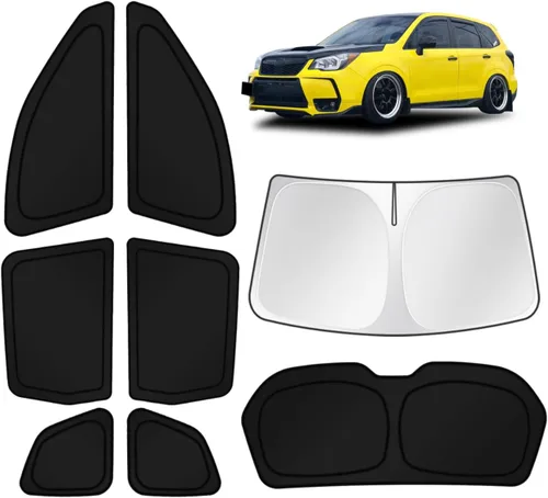 Vista 149 de KUST - Parasol plegable para parabrisas para BMW X1 E84, accesorios 2011 2012 2013 2014 2015, protector de visera de sol ajustable que bloquea
