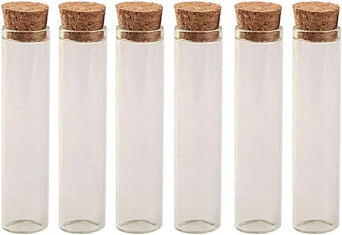 Vista 7 de Small Glass Jars with Corks Lid 5ml Mini Empty Glass Bottles Vial 100pcs/lot (5ml-18X40x12.5)