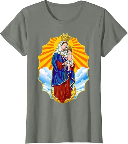Vista 15 de Chinita Chiquinquira Venezuela Maracaibo Virgen Chiquinquira Chinita Zulia Camiseta negra