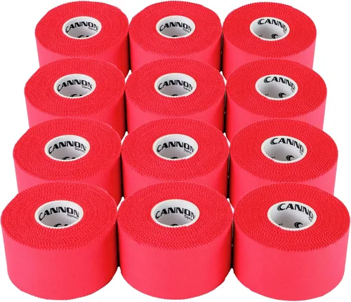 Vista 9 de Cannon Sports Cinta atlética de alta calidad, 1.5 pulgadas x 45 pies por rollo, fácil de rasgar, sin residuos pegajosos, muy fuerte, hipoalergénica
