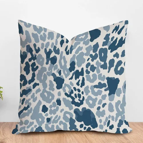 Vista 23 de ArogGeld Funda de almohada para sofá, guepardo y leopardo, estampado de leopardo, funda de cojín decorativa de granja para sala de estar