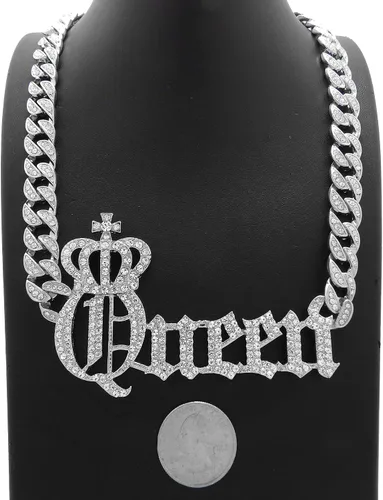 Vista 2 de Collar de cadena cubana Miami de 0.394in, 18, 20, 24 pulgadas