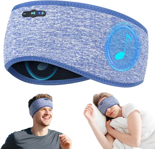 Vista 8 de Sleep Headphones Bluetooth 6.0 Diadema para dormir de lado Negro