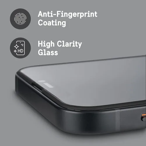 Vista 2 de Pelican Interceptor Series - Protector de pantalla ultra resistente y delgado para iPhone 13 y 13 Pro - 6.1 Pulgadas - Vidrio ultra