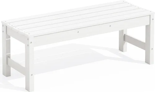 Vista 31 de SERWALL 2-Person Backless Outdoor Bench 56 Inches, Aruba