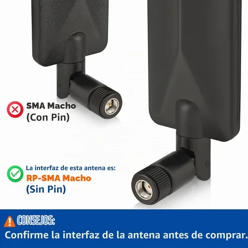 Vista 2 de Bingfu 4G LTE Antena para cámara de sendero celular 9dBi RP-SMA macho (paquete de 4) Compatible con Spypoint Link Micro Solar EVO Link S para caza