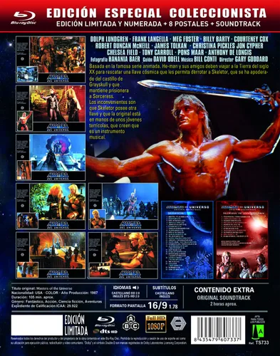 Vista 6 de Masters of the Universe (Steelbook Edition) Blu-Ray, Reg.ABC Import - Spain