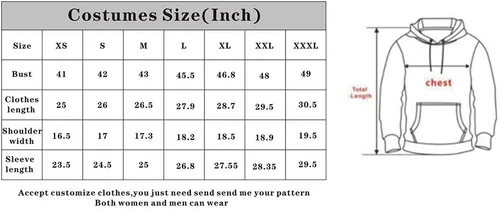 Vista 2 de Sudadera con capucha unisex con cremallera 3D para adultos
