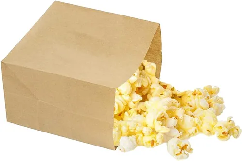 Vista 9 de Pequeñas bolsas de papel marrón para aperitivos, paquete de 100, bolsas de papel kraft a prueba de grasa, reciclables y biodegradables, pequeños