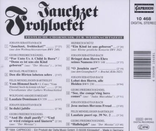 Vista 2 de Jauchzet Frohlocket Christmas Choruses
