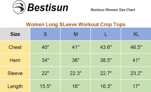 Vista 5 de Bestisun Sudadera corta de manga larga para mujer con agujero para el pulgar