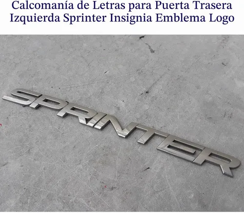 Vista 3 de Etiqueta engomada de Sprinter para puerta trasera, insignia, emblema, placa de identificación, símbolo para Mercedes Sprinter 2500, Van Bus Flatbed