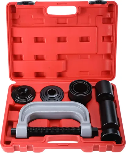 Vista 10 de Kit de herramientas de prensa de rótula resistente, kit de herramientas de extracción de juntas esféricas y U para la mayoría de automóviles y Azul