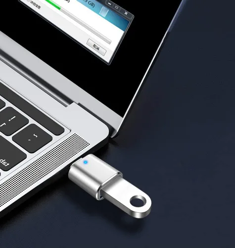 Vista 4 de Mepsies - Adaptador USB C a USB 3.0, paquete de 2, adaptador USB C, color plateado