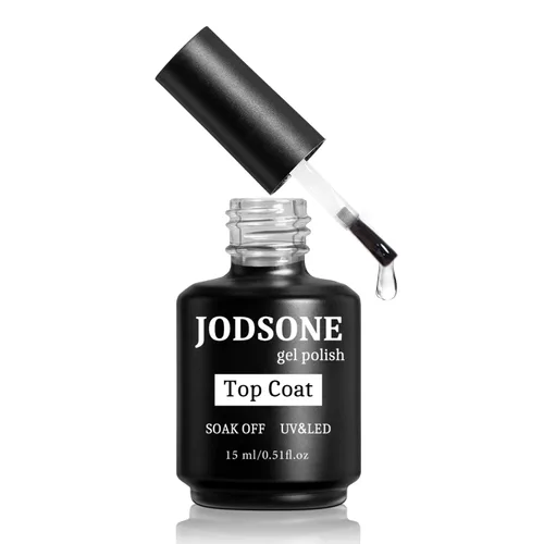 Vista 13 de JODSONE 15 ml de esmalte de uñas en gel, capa base, brillo, secado rápido, duradero, se elimina con remojo, transparente, sin necesidad de limpieza